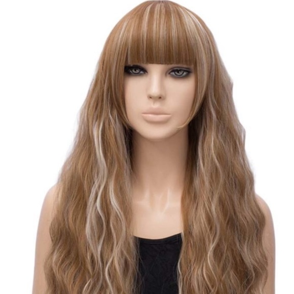 ? Siya BROWN W/ BLONDE MIX COLOR FESTIVAL Wig*NWT